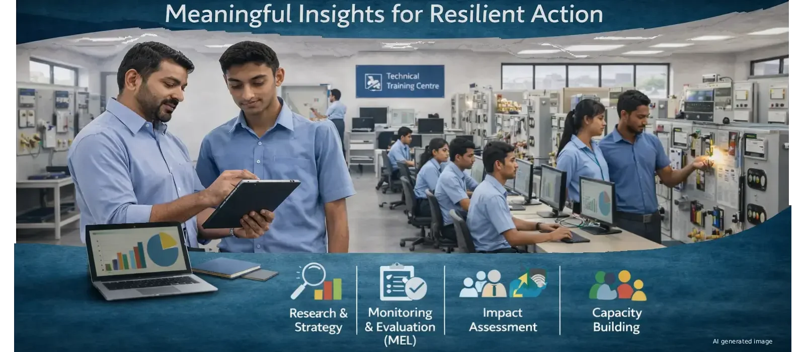 Team meeting in office